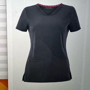 Heartsoul Break On Through Women's 3-Pocket Pitter-Pat V-Neck Scrub Top